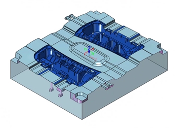 实例教程39：尊龙凯时人生就是搏3D设计汽车塑料零件模具5-动模型芯镶件
