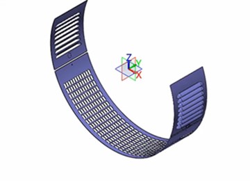 实例教程65：电机散热网罩建模设计